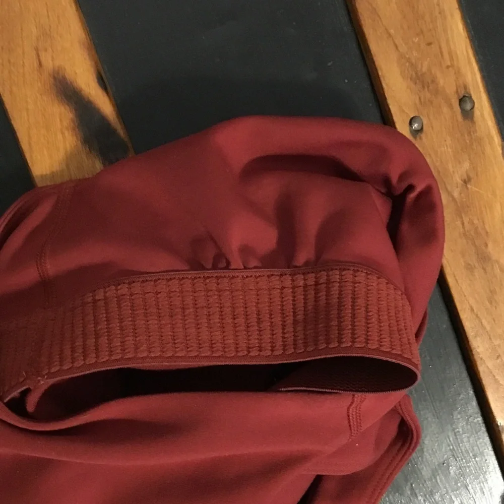 Girlfriend Collective rust  work out top. - Picture 4 of 5